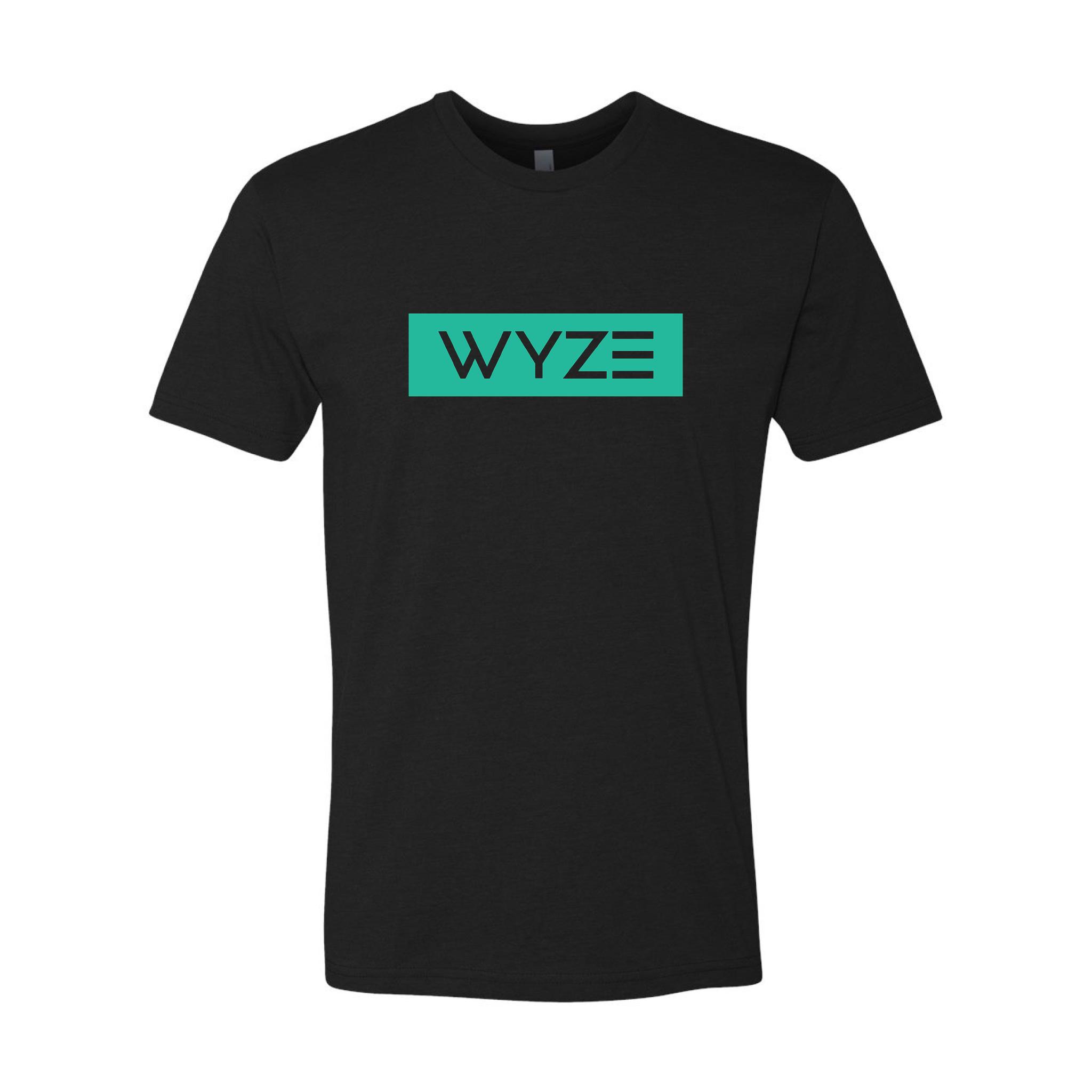 Wyze Men's Black Summer T-Shirt — Casual Short-Sleeve Menswear Top with Crewneck