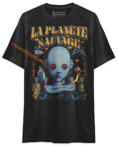 BLACK RABBIT Fantastic Planet French Retro Vintage Animated Sci-Fi Unisex Classic T-Shirt
