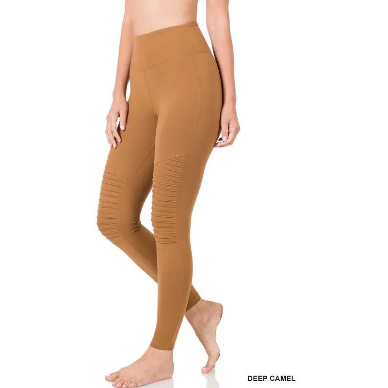 Plus Size Softest Leggings In Town | Deep Camel