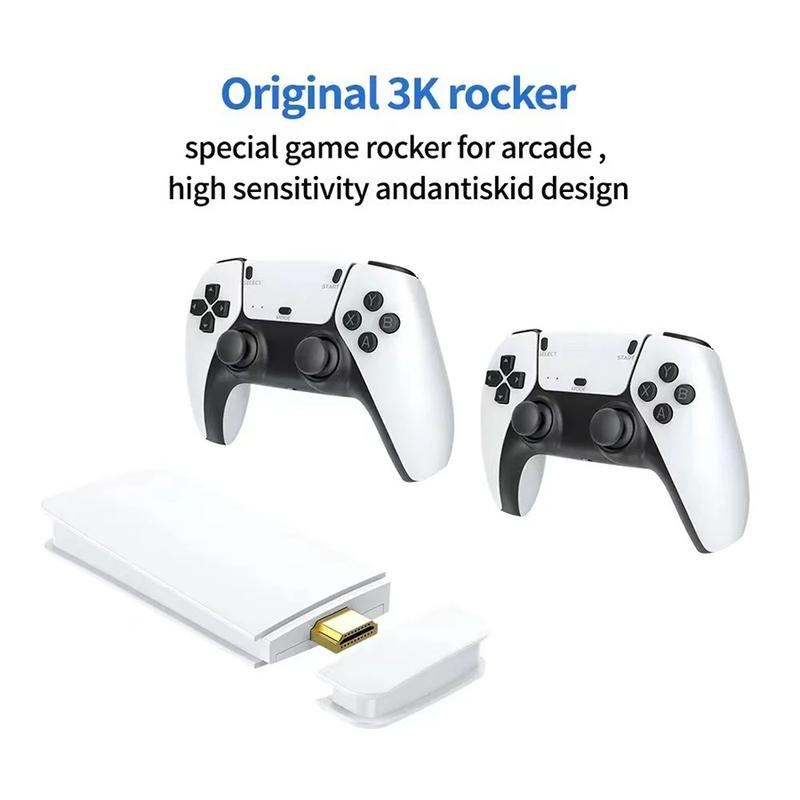 M15 Plus Retro Game Console Stick with 20,000+ Classic Games, Controller Included, Upgraded Gaming Experience for Nostalgic Gamers