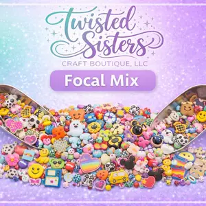 Twisted Sisters Craft Boutique LLC Focal Mix (30 pieces)