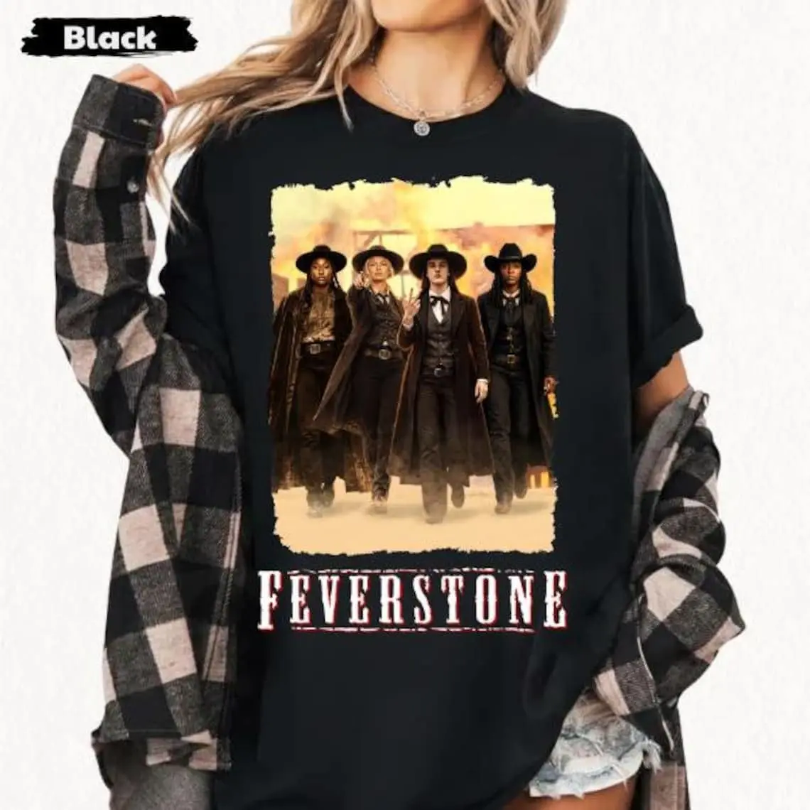 FeverStone Shirt, Sophie Cunningham Caitlin Clark Tee, Retro Western Basketball Shirt, Indiana Fever Fan Gift, Comfort Colors Tee