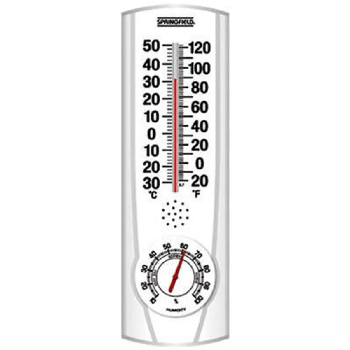 Taylor Precision Products 9.12 in. Temp and Humidity Monitor, Indoor & Outdoor Thermometer and Humidity Gauge, Temperature Thermometer