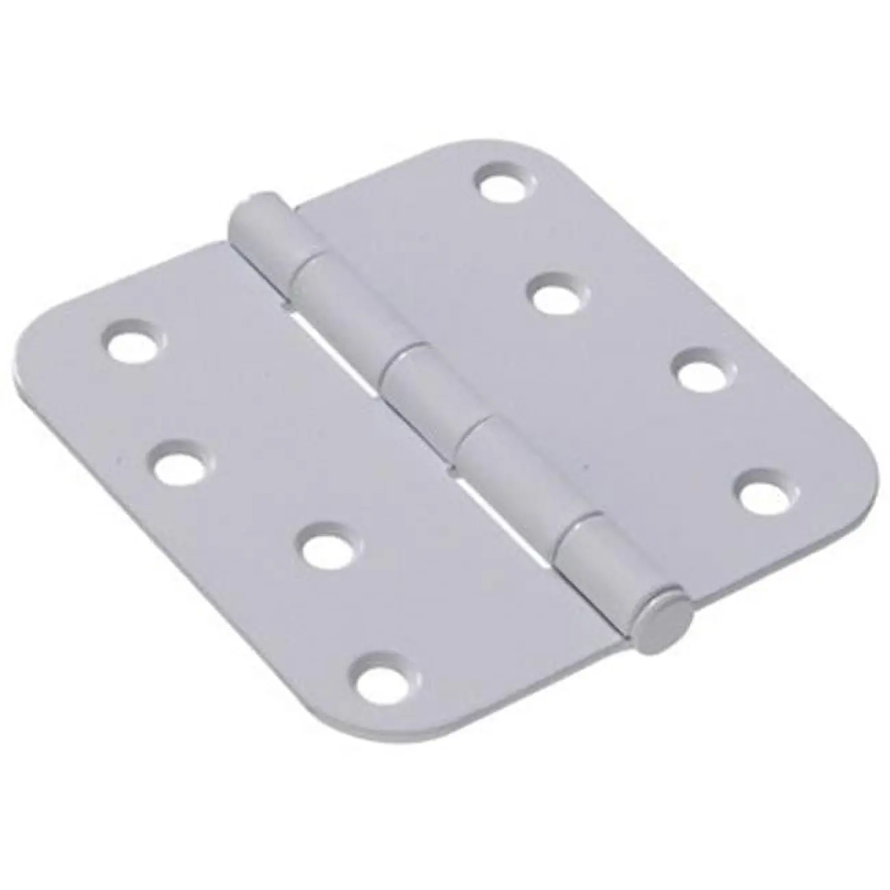 3 in. Residential Door Hinge with 0.62 in. Round Corners, White