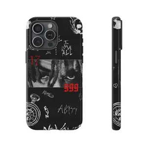 Rapper XXTentacion x 999 JuW Tough Phone Cover Suitable for iPhone 17/16/15/14/13/12/11 Pro Max/Plus and  Samsung Galaxy S23FE/22/23/24/25, Music Phone Case, Gift Idea