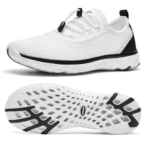 ALEADER Men's Stylish Water Shoes, Quick-Dry Xdrain Water Sneakers, Lightweight & Comfort Footed Watershoes