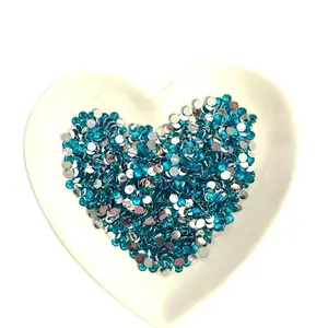 5MM (2 oz), Silver Back Capri Rhinestones