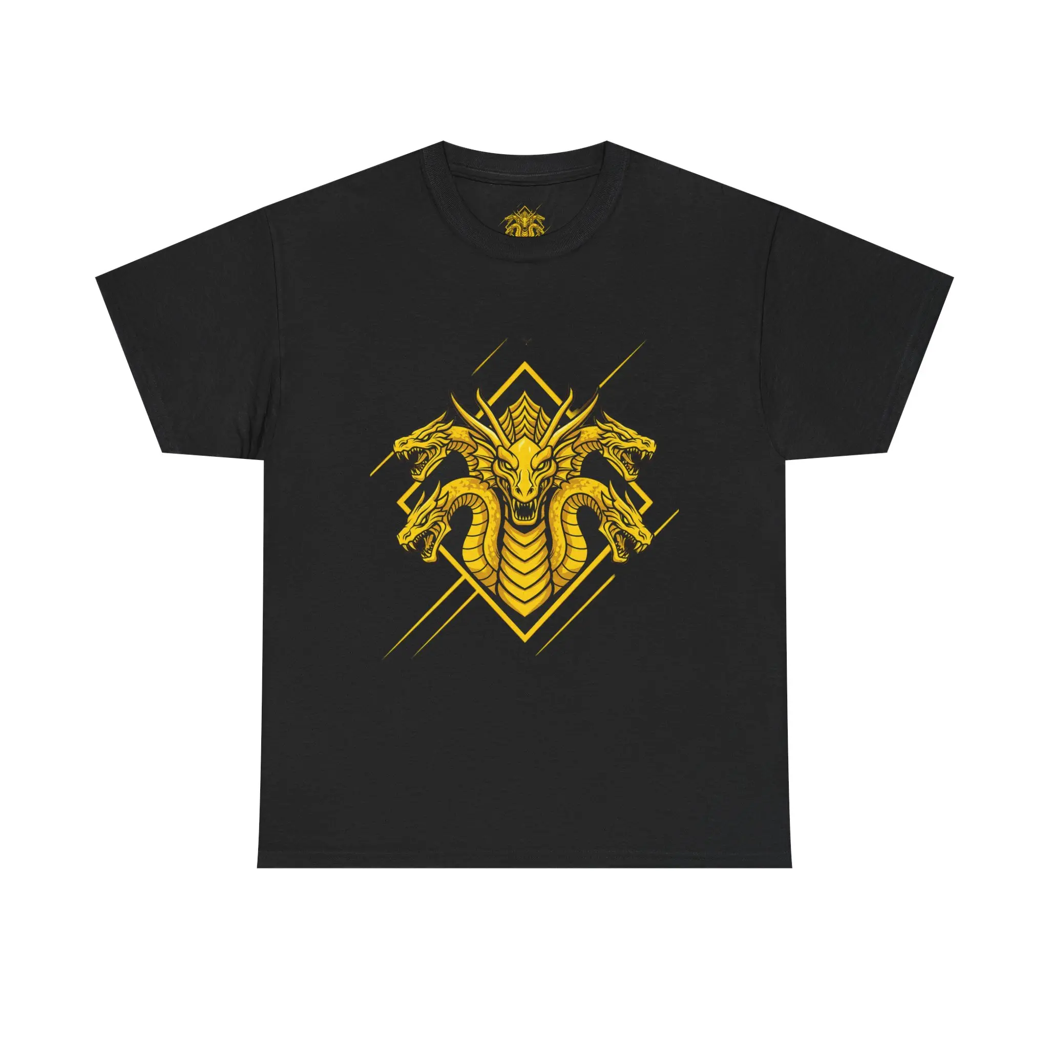Unisex Fierce Digital Art T-Shirt - Mythical and Animal Graphic Tee - Cyber Core