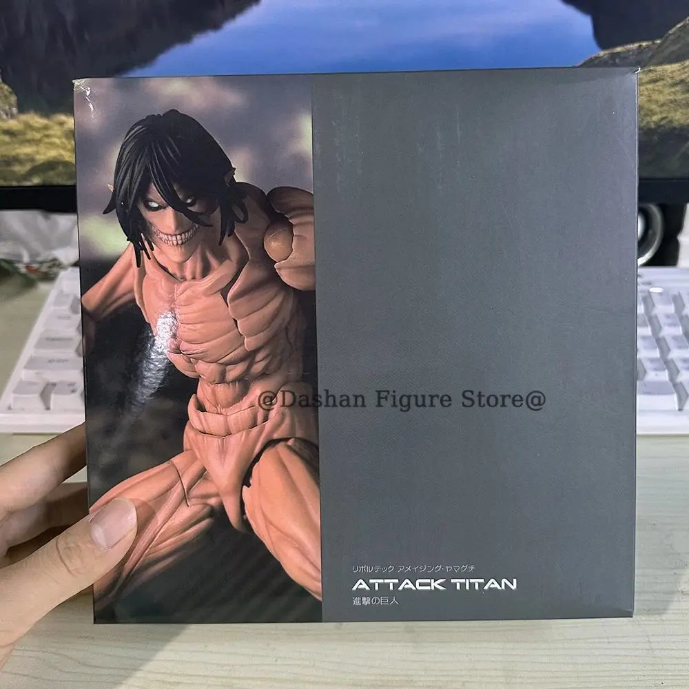 Attack on Titan Figure Revoltech The Armored Titan Action Figures Amazing Yamaguchi Yoroi no Kyojin Reiner Braun PVC Model Toys