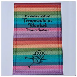 Crochet or Knitted Temperature Blanket Planner Journal Log Book
