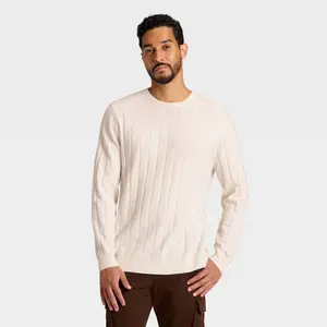 Men's Soft Knit Drop Stitch Sweater - Goodfellow & Co