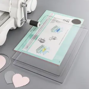 2pcs Metal Plate Adaptor Metal Shim for Most Cutting Machines To Cut Intricate Dies Add Pressure Adapter Tool No Cutting Machine