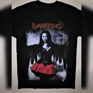 Evanescence Black Short Sleeve Cotton T-shirt Unisex Men Women