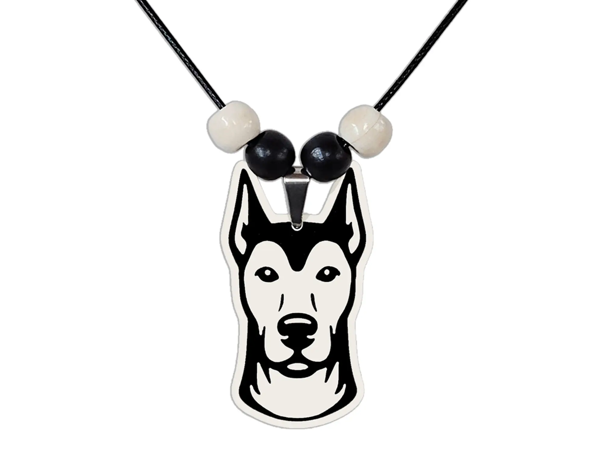 Doberman Necklace Dog Pendant Lab Lover Gift Big Doggy Puppy Jewelry