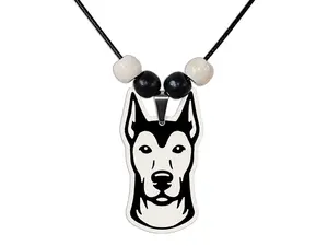Doberman Necklace Dog Pendant Lab Lover Gift Big Doggy Puppy Jewelry