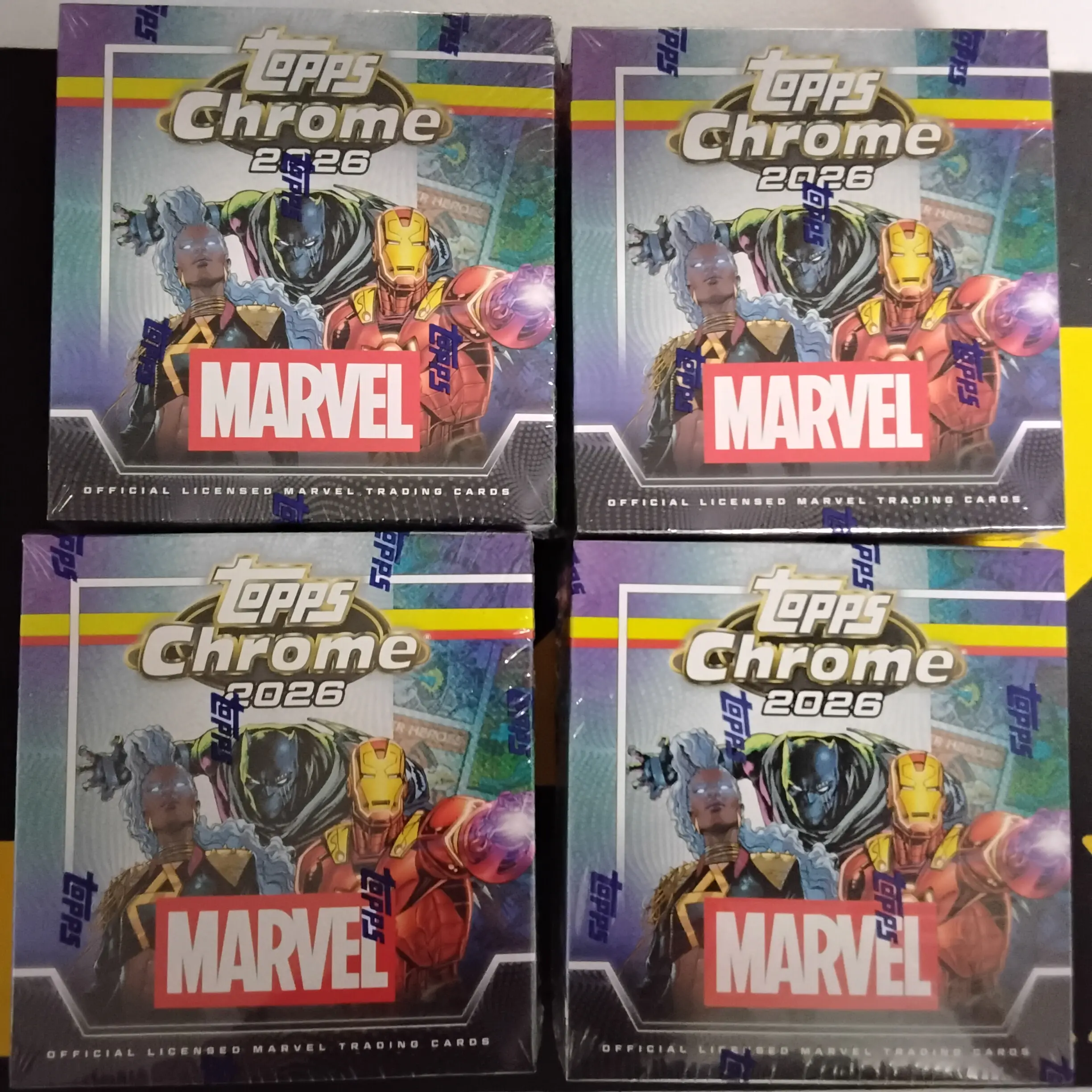 BREAK #1 2026 TOPPS CHROME MARVEL COMICS MEGAS (4) PICK YOUR CHARACTER (PYC)