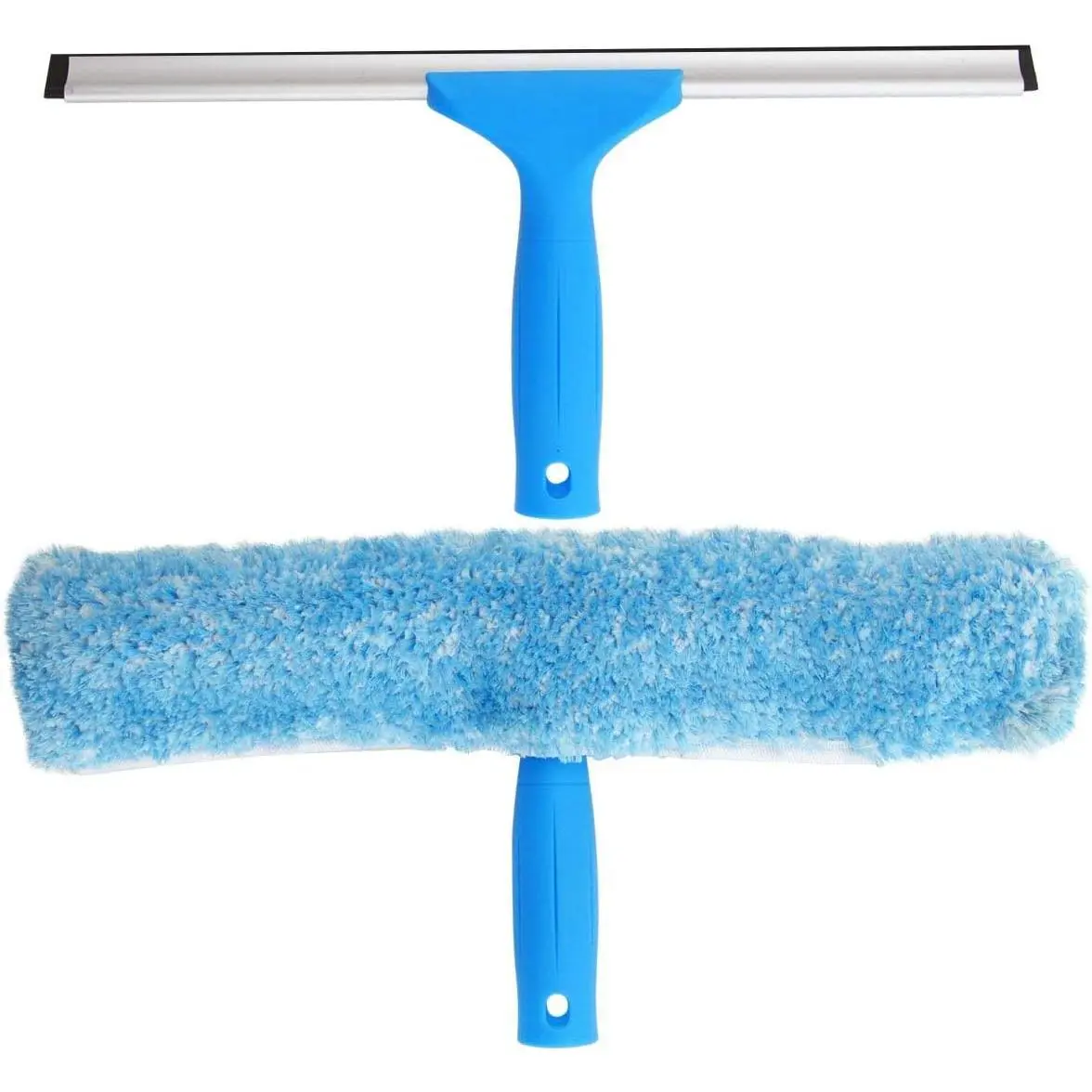 Professional Window Cleaning Combo -  & Microfiber Window Scrubber, 14"
