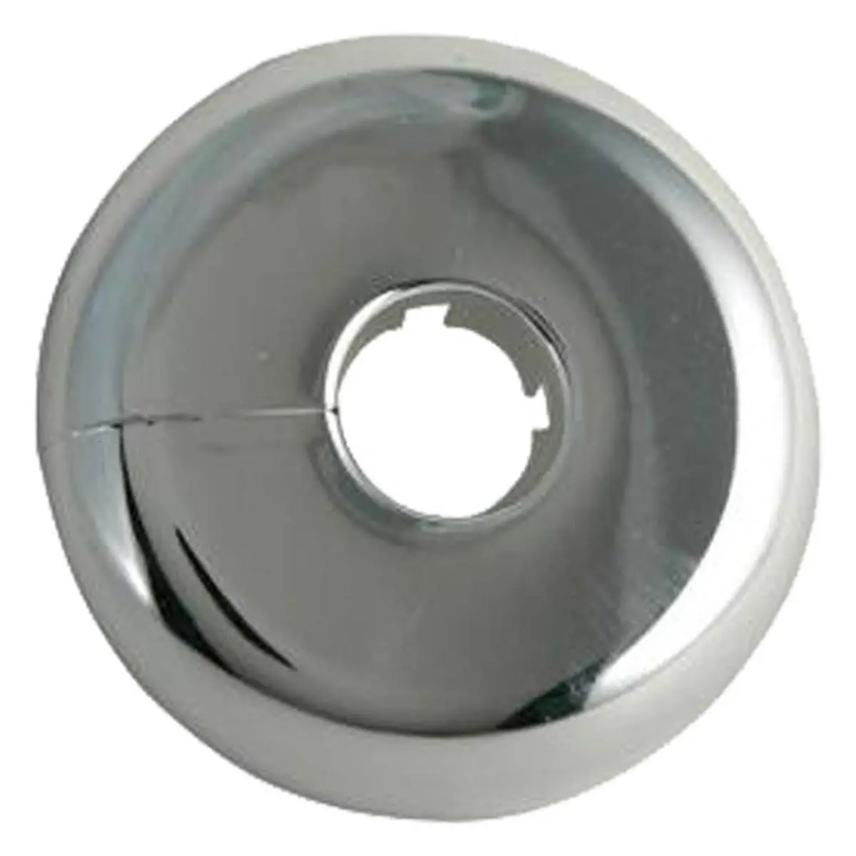 212 MAIN Shallow Split-Style Floor and Ceiling Plate, Chrome-Plated Plastic Pipe Escutcheon Cover For 0.75"-Inch Pipe