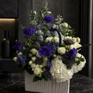 Blue Serenity Garden Arrangement