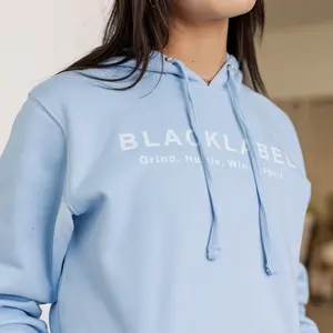 Ice Blue Fleece Hoodie Unisex