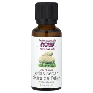 NOW Foods Essential Oils, Atlas Cedar, 1 fl oz (30 ml)