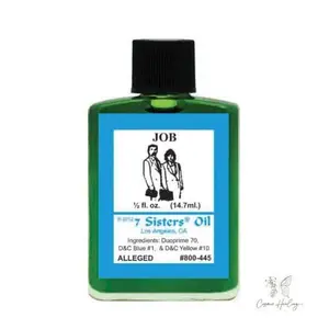 7 Sisters Job Oil 1/2 oz  to help you maintain a good job or to help you find a good job