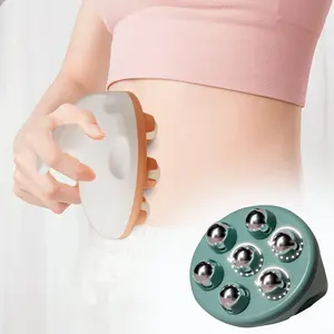 Deep Tissue Massage Roller, Multifunctional Muscle Relief Tool for Abdomen Arms Shoulders Waist Thighs, Portable Ergonomic Design, Lymphatic Drainage Roller