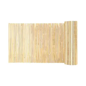 VEVOR Natural Rolled Bamboo Fence, Eco - Friendly Bamboo Privacy Fence 4 ft Hx 8 ft Lx 0.75 in D. Decorative Bamboo Privacy Screen for Garden, Backyard, Balcony, Patio, Pool SideVEVOR Super Brand Day