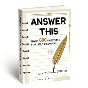 【BB Books】Answer This – 600+ Self-Discovery & Creative Writing Prompts | Boost Creativity, Overcome Writer’s Block, Fun Journal for Adults & Teens