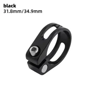 Aluminum Alloy Hollow Seat Post Clamp 31.8mm/34.9mm Mountain Bike Seat Post Clamp Bicycle Quick Release Locking Seat Post Clamp