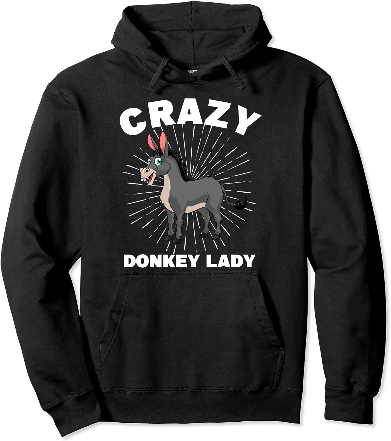 Cool Donkey Lovers For Women Girls Donkey Lady Zoo Farmer Pullover Hoodie - Margaritahe Shop 25B0C37QD4V7
