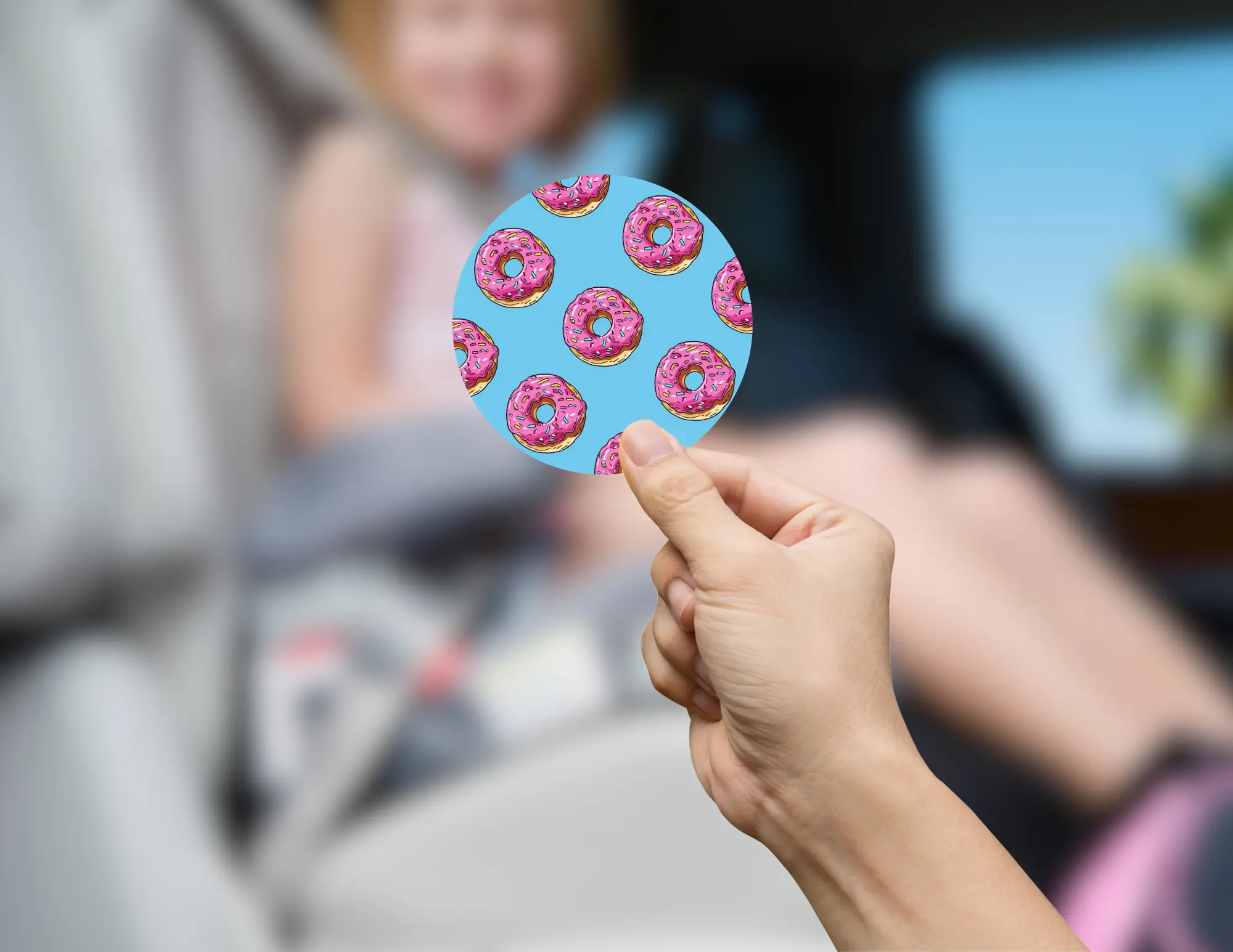 🚗✨ Kids Car Coasters✨  Made Just for Little Riders! (Set of 2)