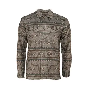 Ariat Mens Caldwell Button Up Jacket Athletic Outerwear Casual Lightweight - Brown