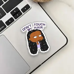 Dont Touch My Hair Phone Grip, Aesthetic Girl Pop Socket For Kindle, Trendy Phone Grip And Unique Black Gifts