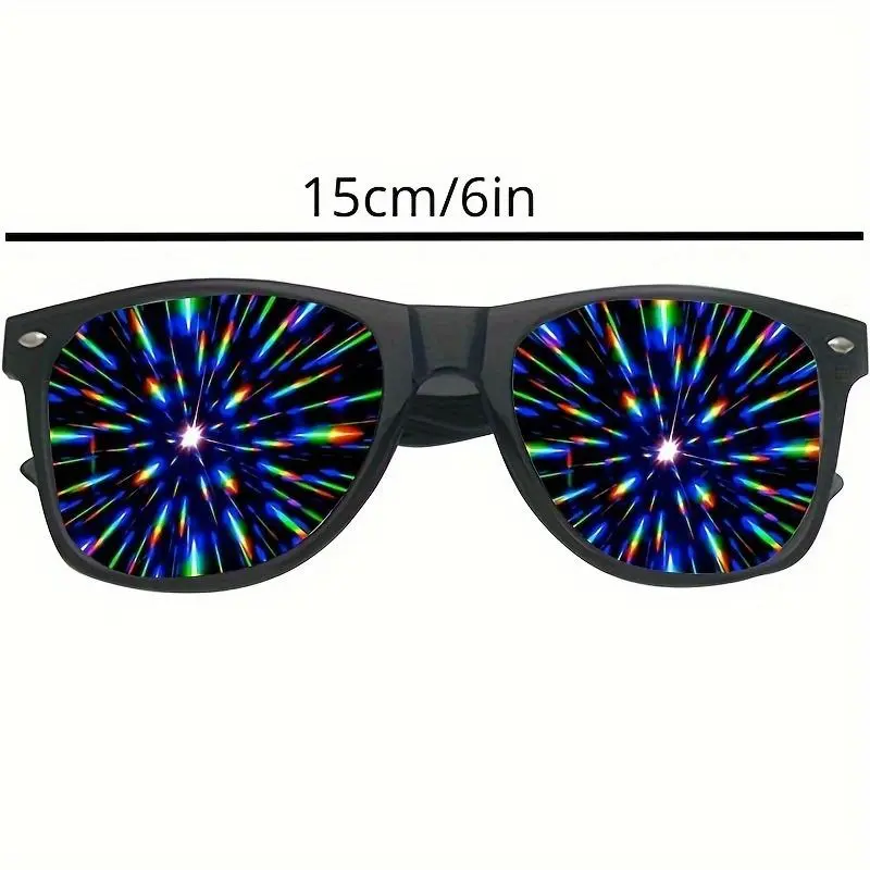 Prism Effect Diffraction Glasses - Ideal for Parties And Raves