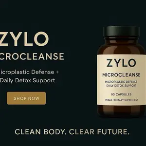 ThinkZylo MicroCleanse - Microplastic Detox & Daily Protection Supplement 90 Capsules Vegan Dietary Support Healthcare Vitamin Fitness Edible