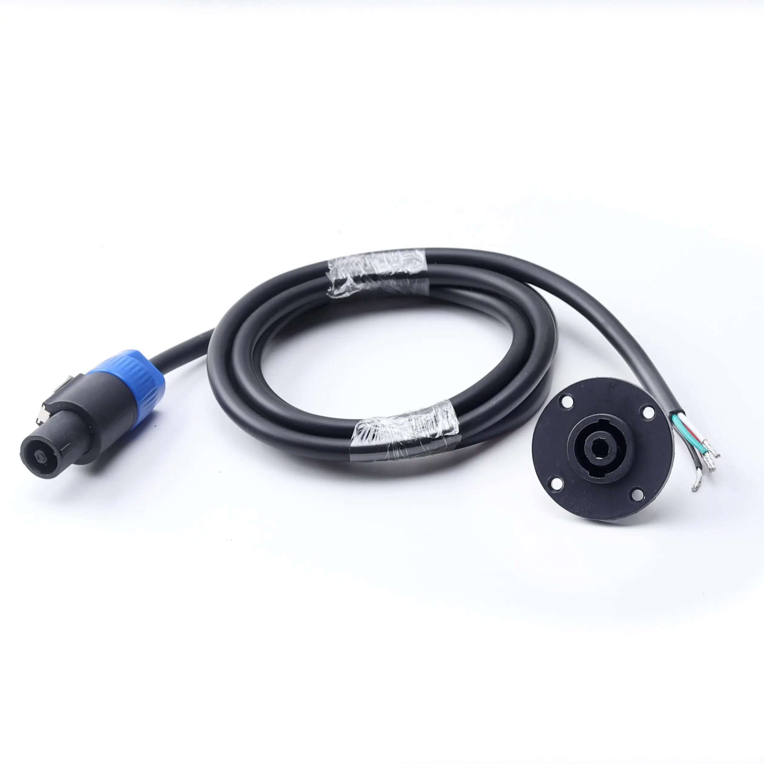 4 WIRE SPEAKON 6FT CABLE CHUCHERO BOX LOUD SPEAKERS, MIDS, TWEETERS WITH SOCKET