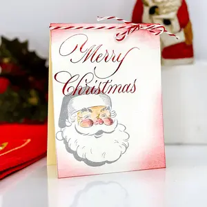 Copperplate Merry Christmas Press Plate by Paul Antonio