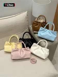 Fashion trend versatile handbag solid color small fresh shoulder bag premium texture versatile crossbody bag dopamine armpit bag shopping daily commuting bag Hobo shoulder bag