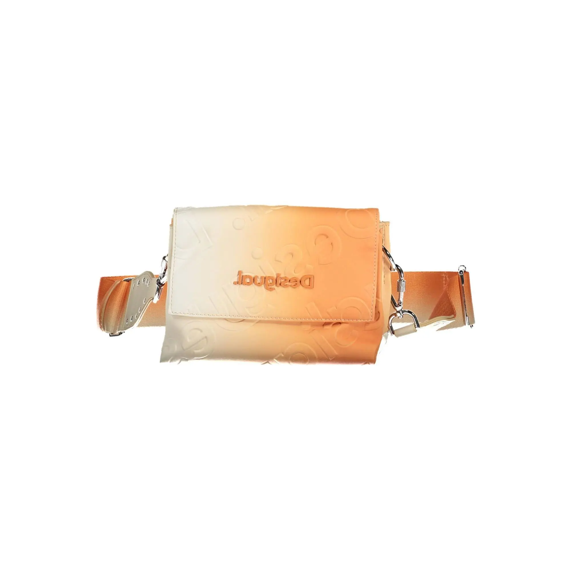 Desigual Orange Polyurethane Handbag