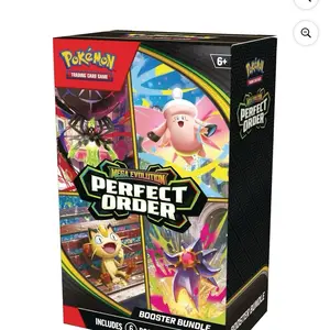 Pokémon Trading Card Game Mega Evolution Perfect Order Booster Bundle Includes 6 Packs