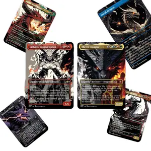 100+ Card Dragon Tribal TCG Commander Deck — 5-Color Flying Legend | Ready to Play Multiplayer