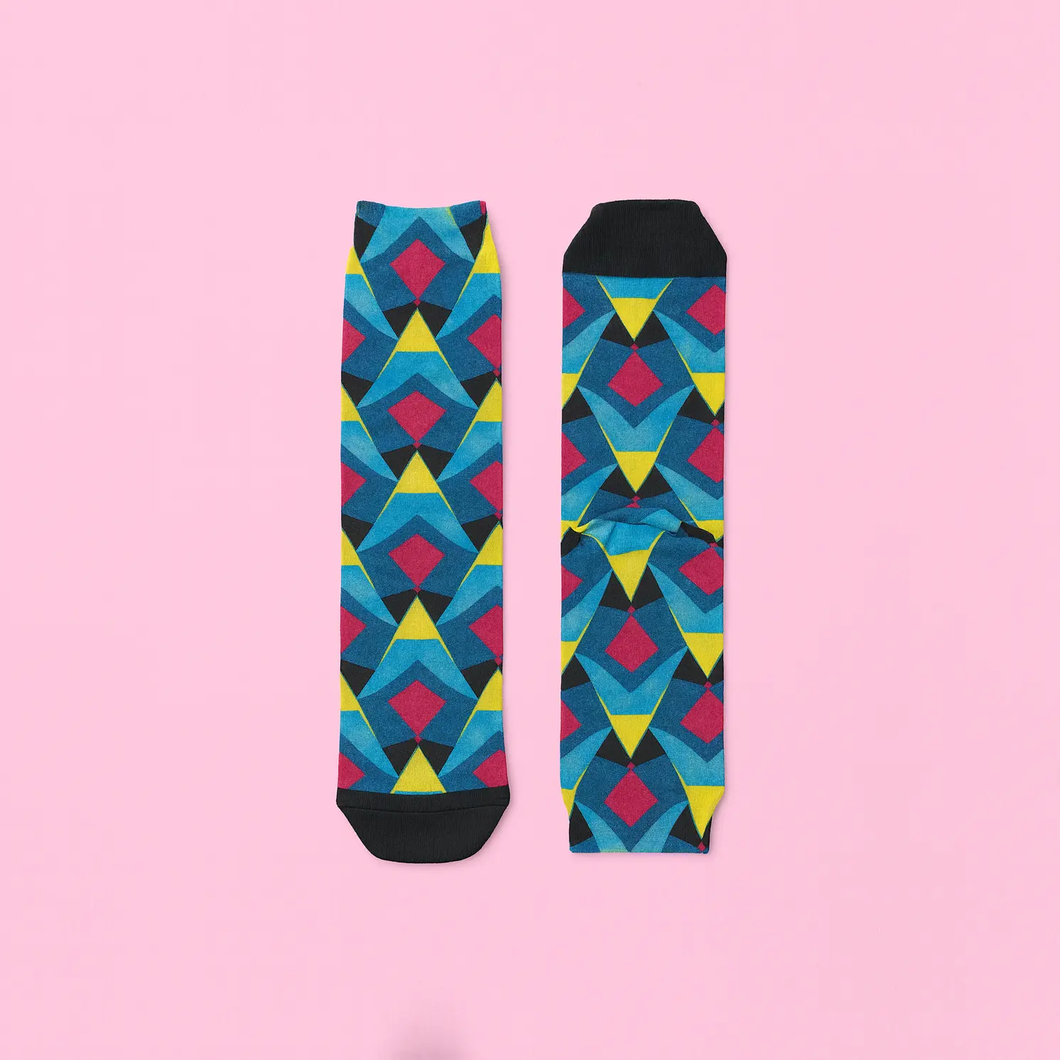 Geometric Bamboo Socks, Funky Colorful Hosiery, Teacher Gift Idea, Stocking Stuffer, Groomsman Socks, Bridesman Socks, Wedding Proposal Gift
