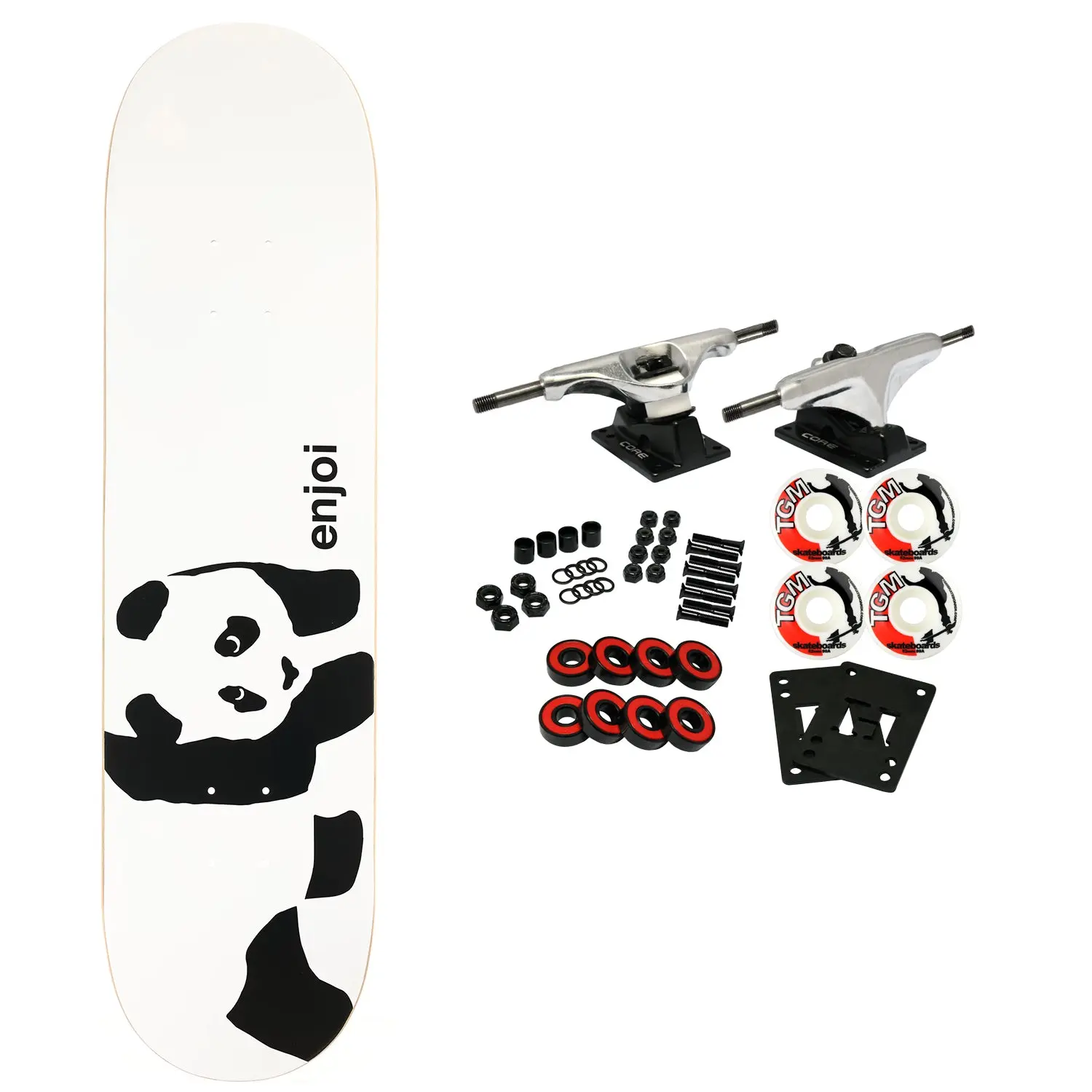 Enjoi Skateboard Complete Whitey Panda 8.375" x 32.25"
