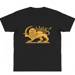 Lion and Sun shirt Persian Flag graphic tees Persian flag symbol Shiro Khorshid Lion and sun unisex shir Free Iran Oppose war y2k cotton Gift of Love and Peace