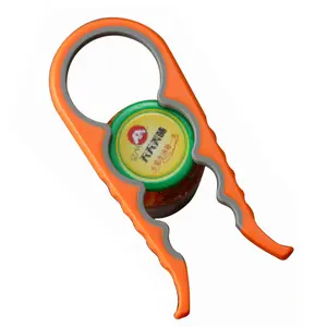 Can Opener,4 in 1 Manual Jar Opener, Portable Multifunctional Can Opener, Household Kitchen Supplies Utensils Yellow Green Orange tab open bottle cap bottleopener ring weak hand