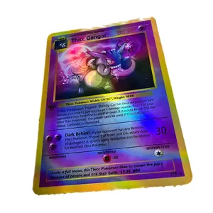 Thicc Gengar Illustration Art Card Holo
