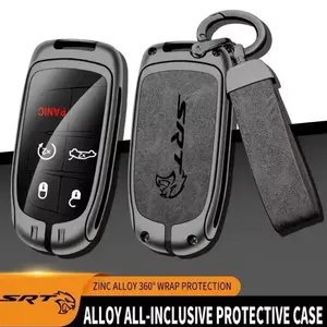 SRT Key Protective Cover - Alloy All-Inclusive Case with 360° Wrap Protection, Durable Design for Easy Use
