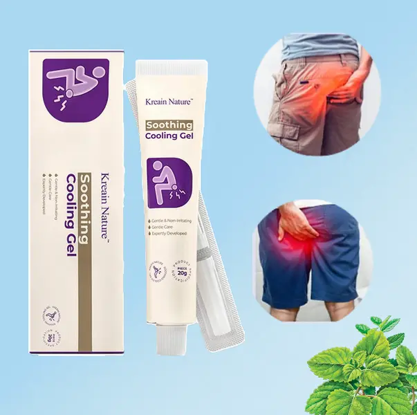 Kreain Nature Soothing Gel Carthamus Seed Scutellaria Baicalensis Extract Carboxymethylcellulose Purple Daisy Apply to the Skin Used