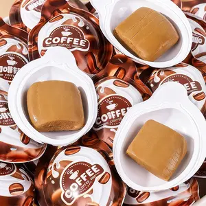 Coffee Milk Candy, Creamy Coffee Taste, 3.53oz/box, Chewy Milk Candy, Rich Roasted Coffee Flavor, Break Snacks, Great for Halloween Goodie Bags, Individual Mini Packs, Coffee Lover Gifts, Office Snacks Sweet